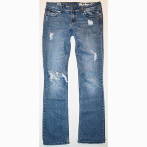 Hurley Distressed Denim Jeans Skinny Boot